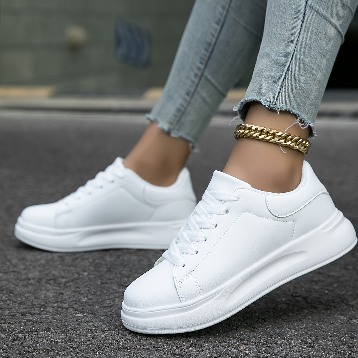 Hortense - Orthopedische Witte Sneakers