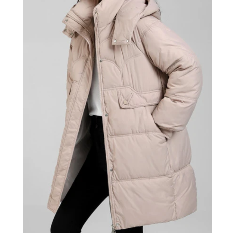 Herstiq - Dames Lange Parka Winterjas Gevoerd