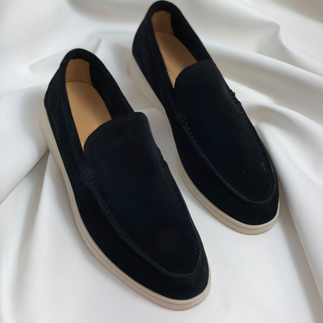 Alonso - Suède heren loafers