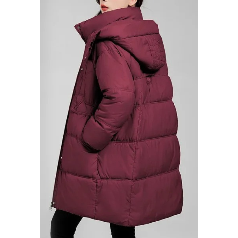 Herstiq - Dames Lange Parka Winterjas Gevoerd