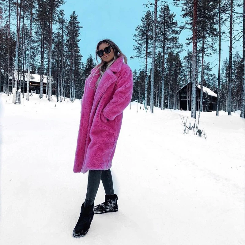 Cyrinva - Lange Oversized Zachte Winterjas