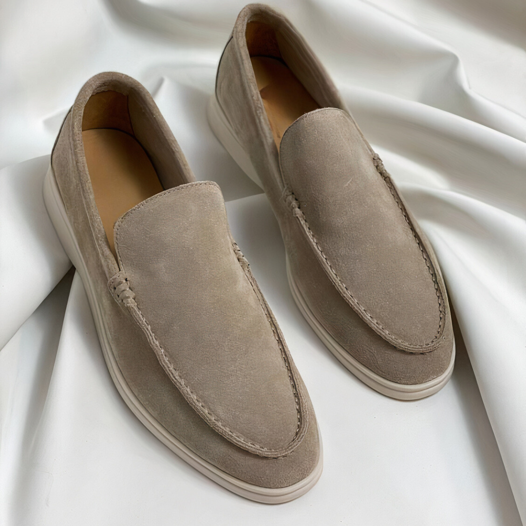 Alonso - Suède heren loafers