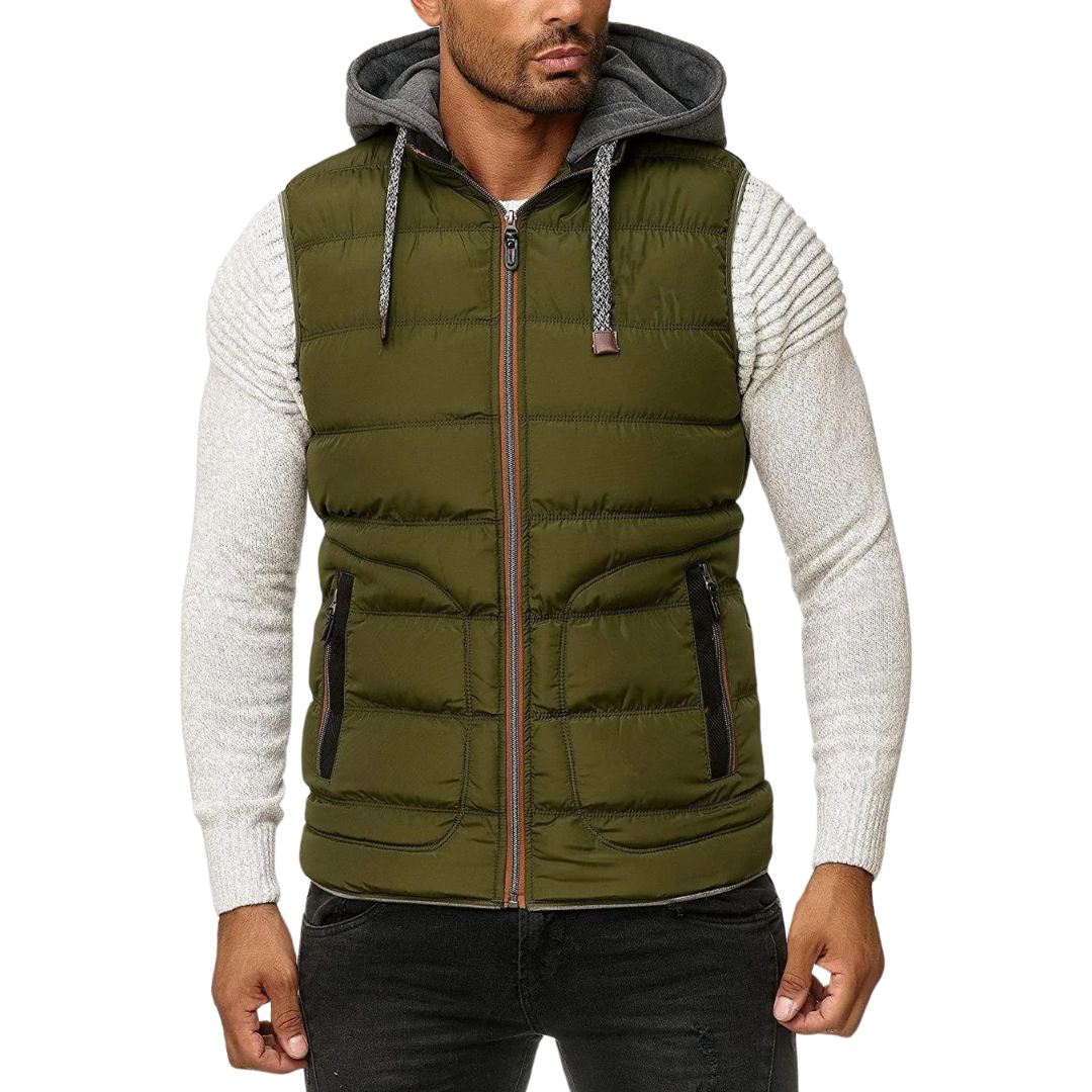 Solomon - Bodywarmer Met Afneembare Capuchon