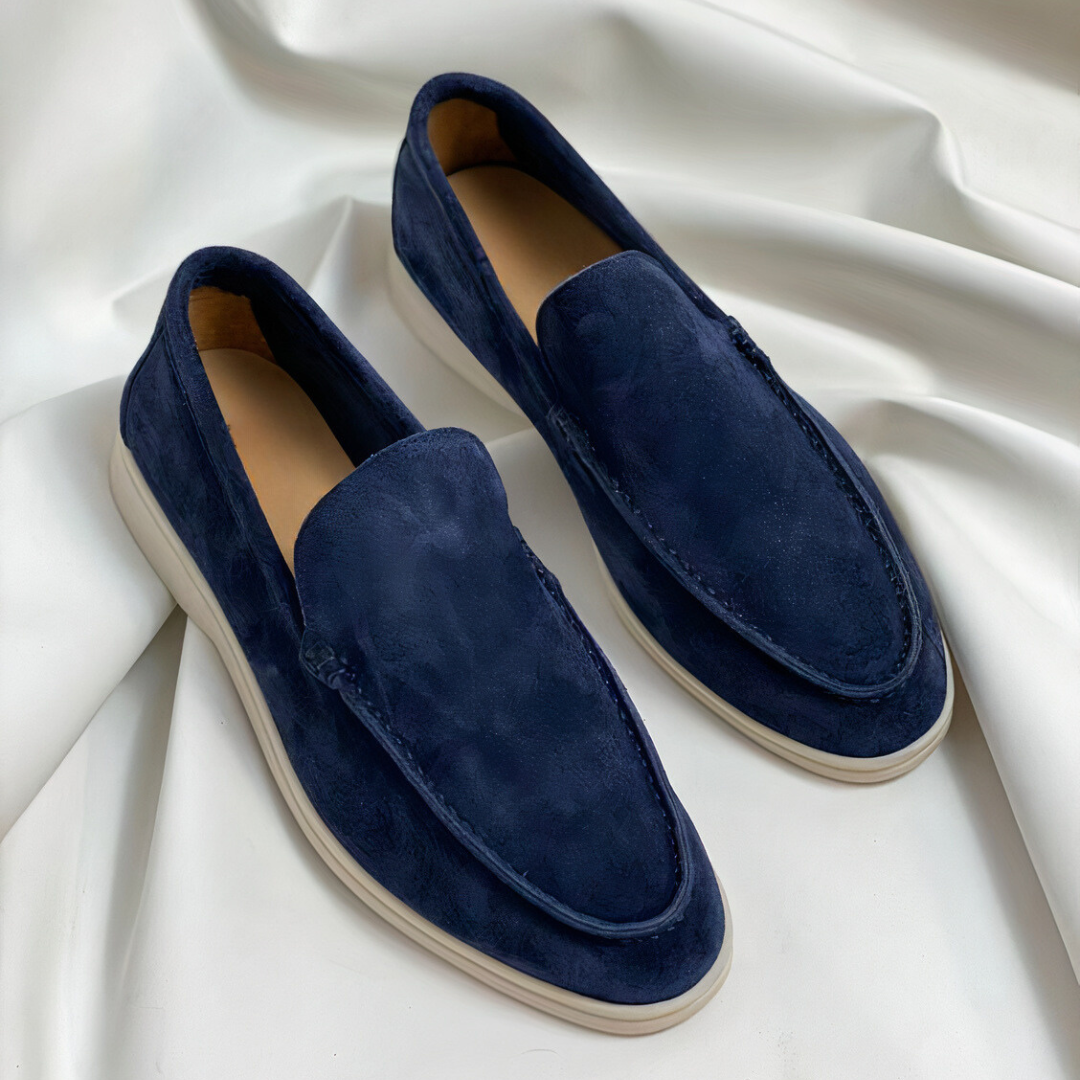 Alonso - Suède heren loafers