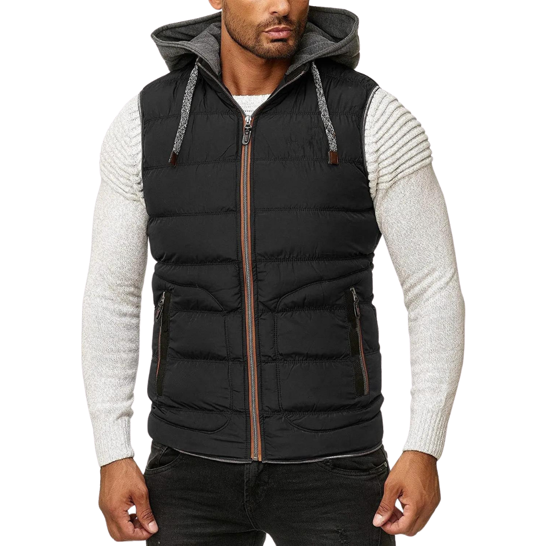 Solomon - Bodywarmer Met Afneembare Capuchon