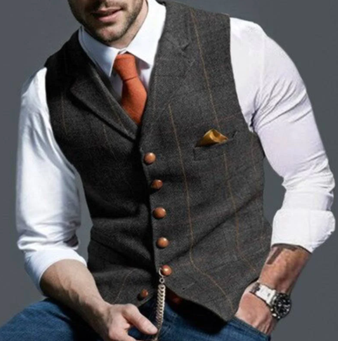 Maximo - Elegante heren gilet