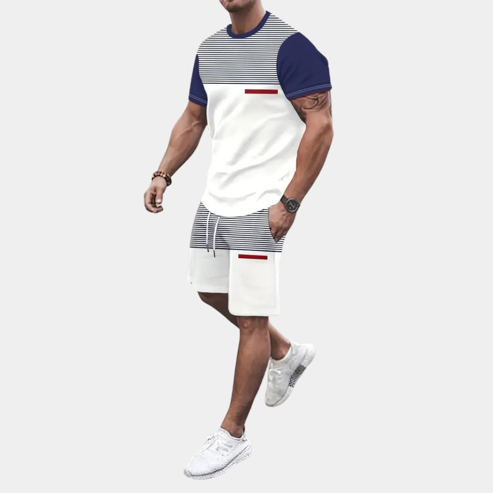 Terrance - Trendy Tweedelige Zomerkleding Voor Mannen