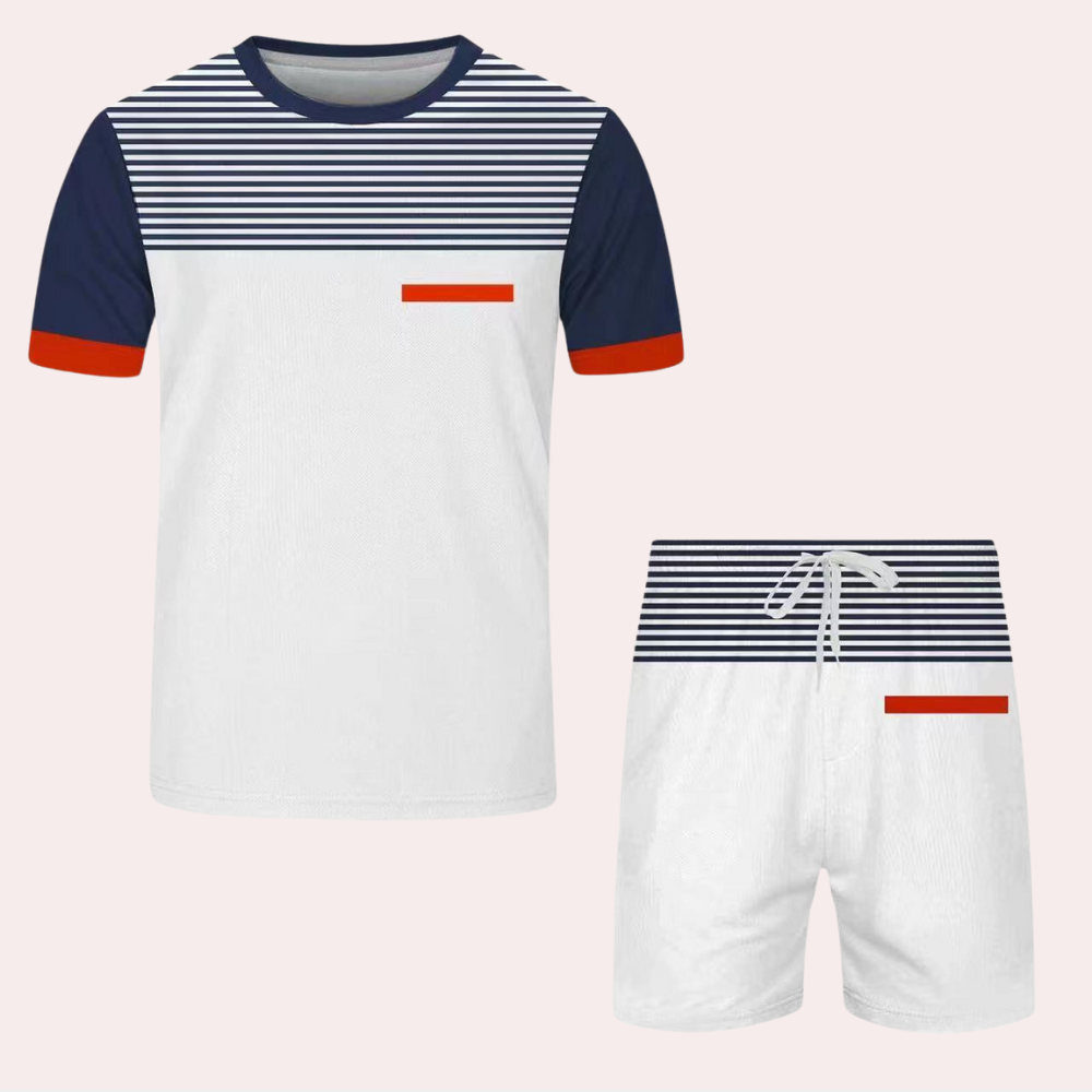 Terrance - Trendy Tweedelige Zomerkleding Voor Mannen