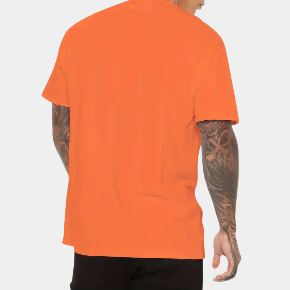 Sean - Stijlvol Oranje T-Shirt