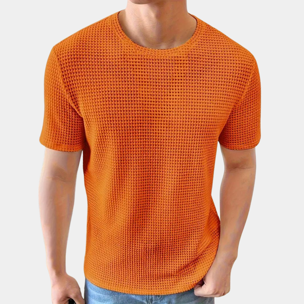 Roberth - Heren Oranje T-Shirt