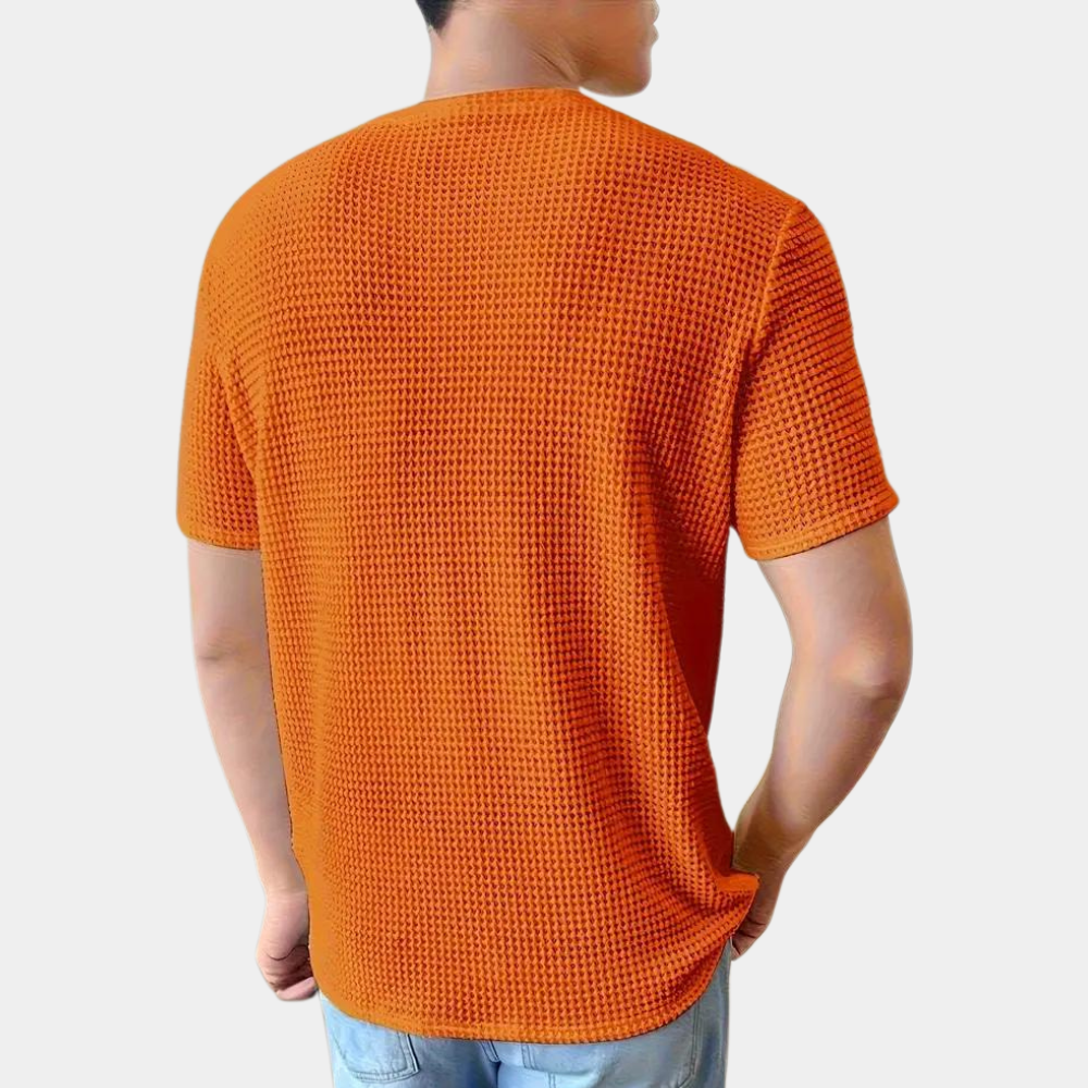 Roberth - Heren Oranje T-Shirt