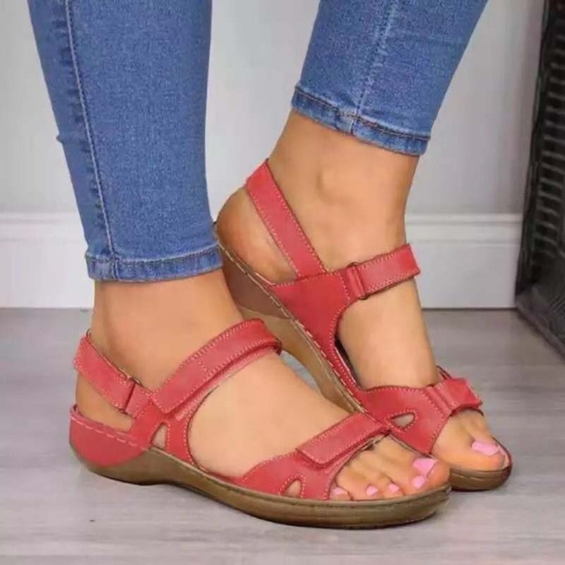 Kendra Sandalen | Ergonomische Damessandalen Met Klittenbandsluiting