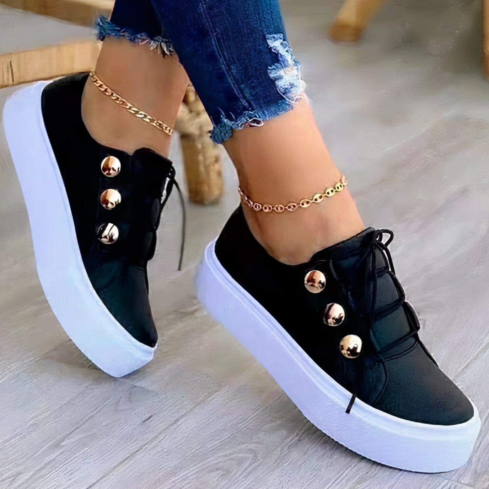 Bella - Trendy Plateausneakers