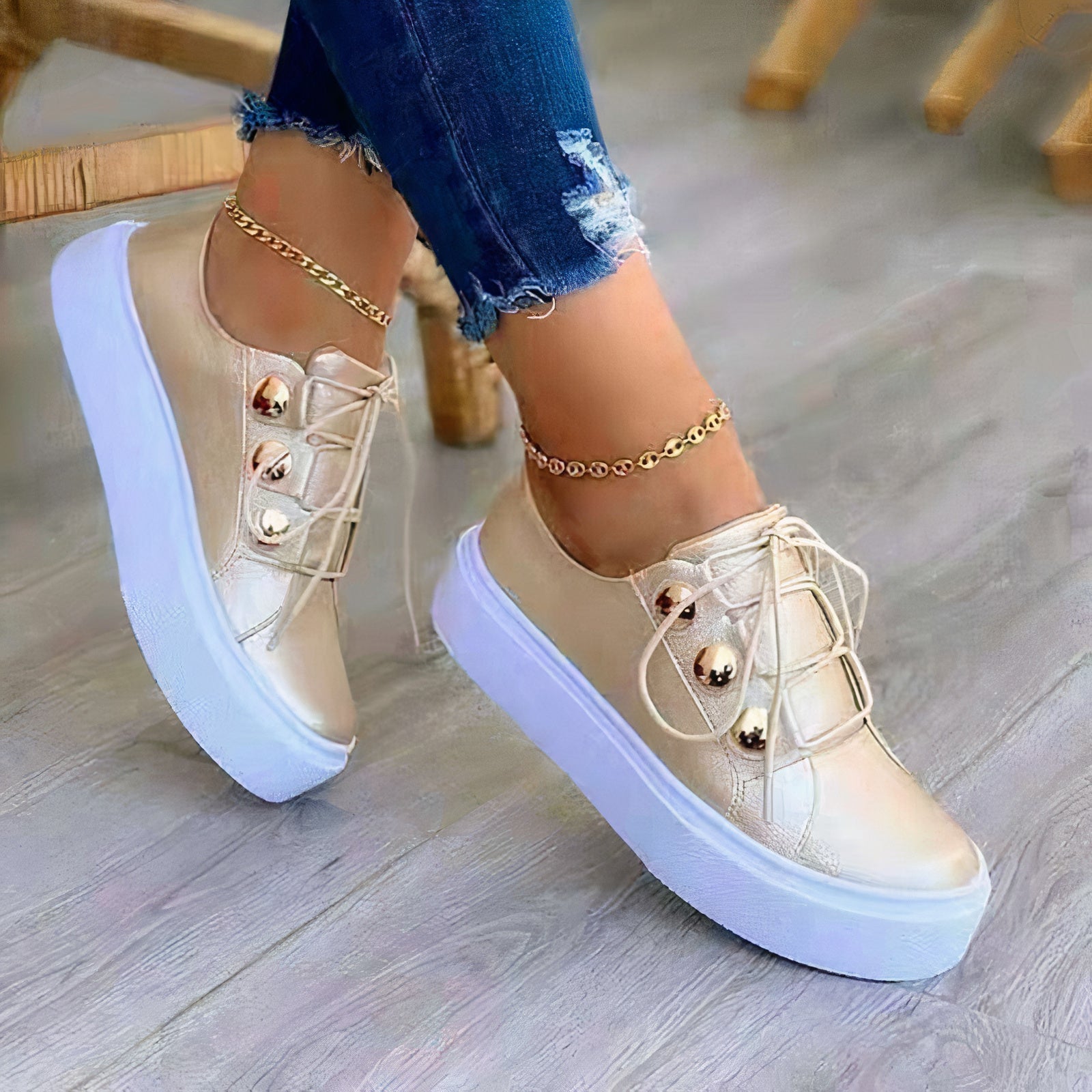 Bella - Trendy Plateausneakers