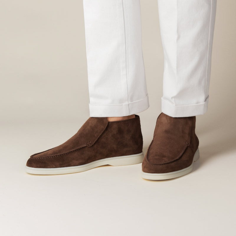 Claude - Kalfssuède Loafers