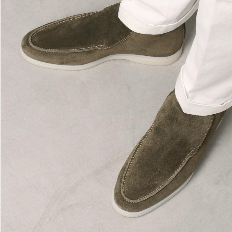 Claude - Kalfssuède Loafers