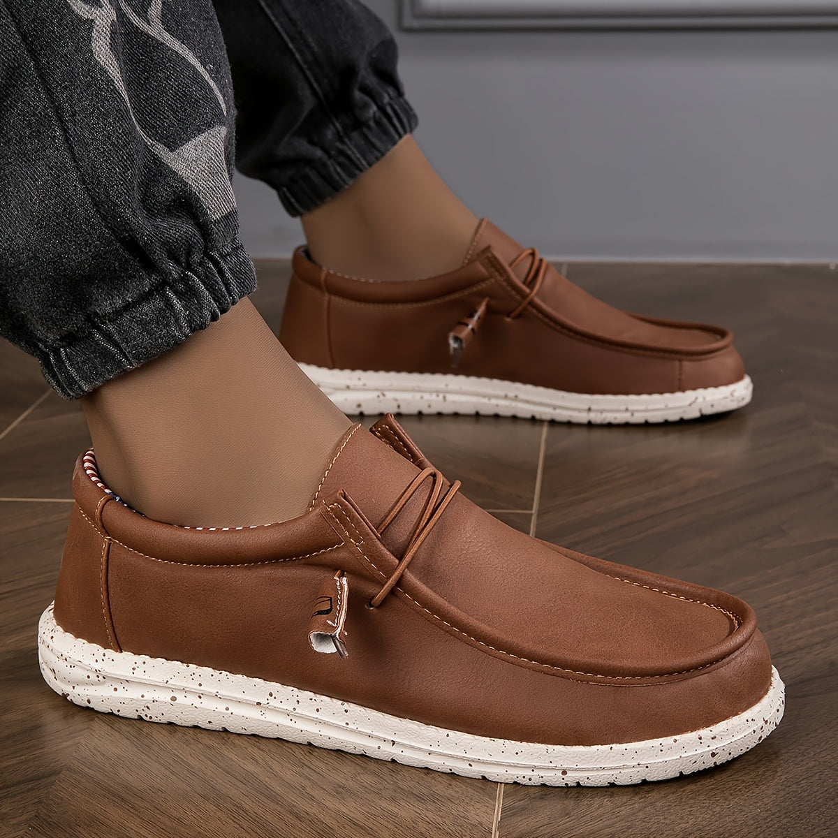 Conner - Comfortabele Leren Loafers