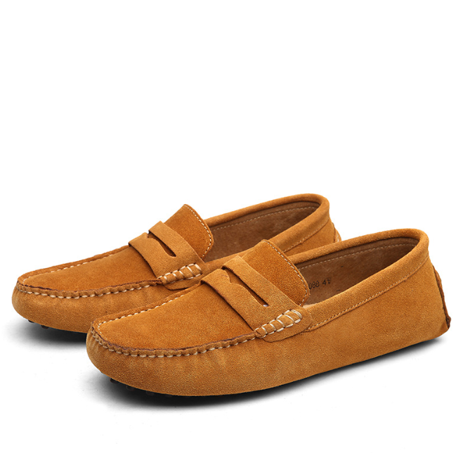 Brandon - Suède heren loafers