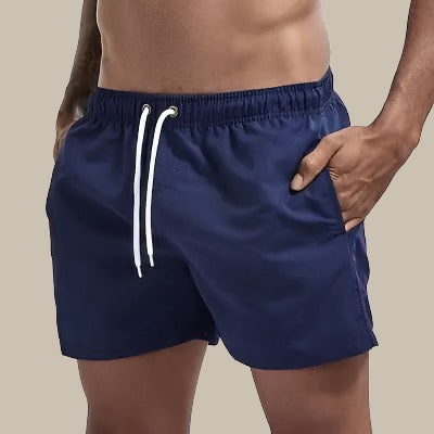 Charles - Premium Sneldrogende Basic Mid-Short Zwembroek Voor Heren