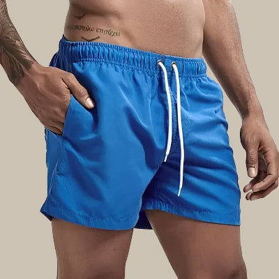 Charles - Premium Sneldrogende Basic Mid-Short Zwembroek Voor Heren