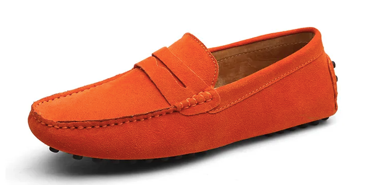 Brandon - Suède heren loafers