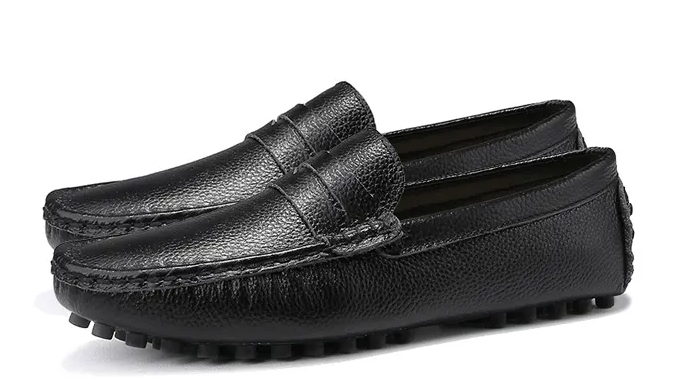 Brandon - Suède heren loafers